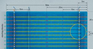 Evaluación de la técnica de brazada de crol: frecuencia, longitud y SWOF técnica de brazada de crol longitud de brazada frecuencia de brazada y swolf